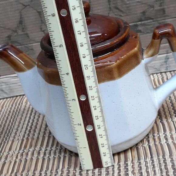 7 pc Shanghai tea Set from Pier 1 and tea pot from Taiwan, with accessories - Picture 7 of 16